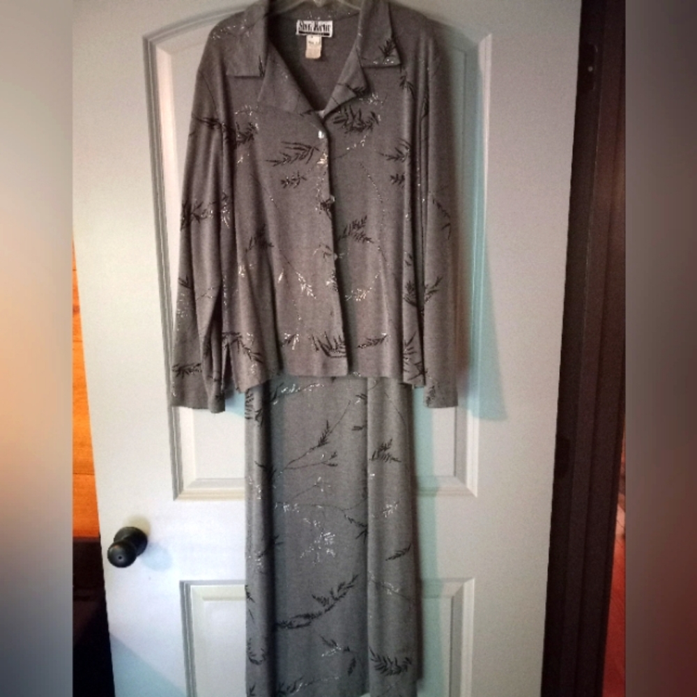 Sheri Martin New York long sleeve 2pc dress set 14